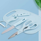 Cutting Board Set 4 Piece Color Coded